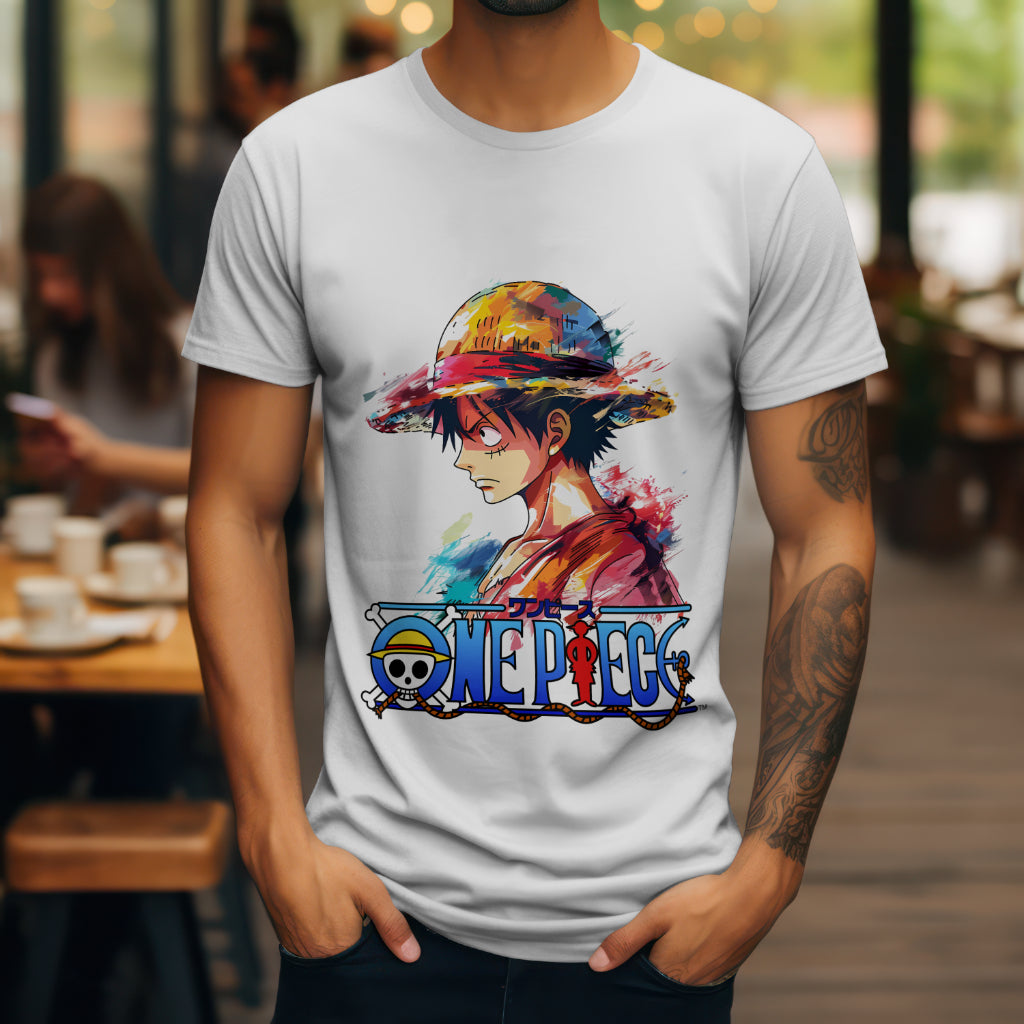 One Piece Monkey D. Luffy Printed T Shirt - The Custom Thread