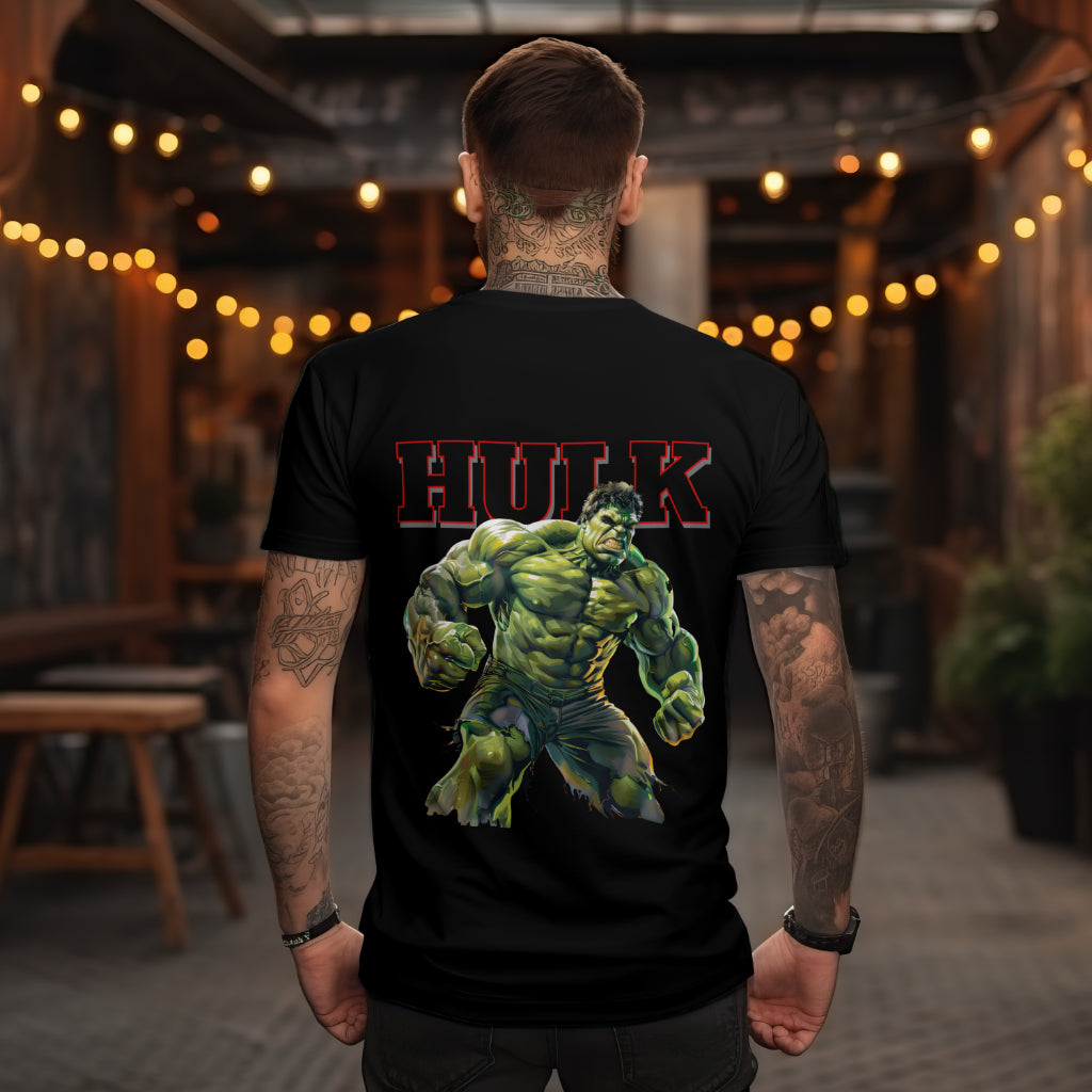 Hulk Printed T Shirt - The Custom Thread
