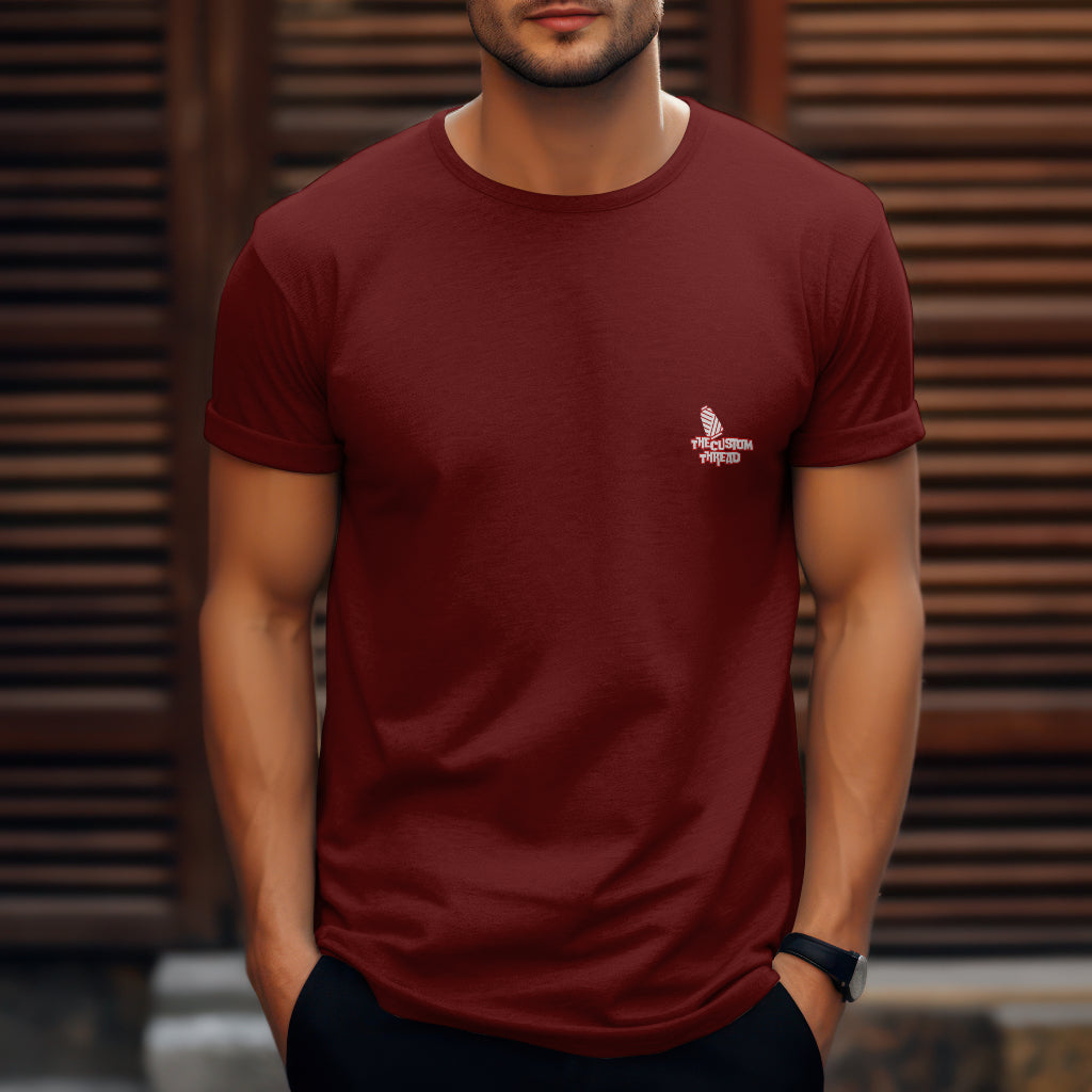 Plain / Solids Cotton T-shirts - The Custom Thread