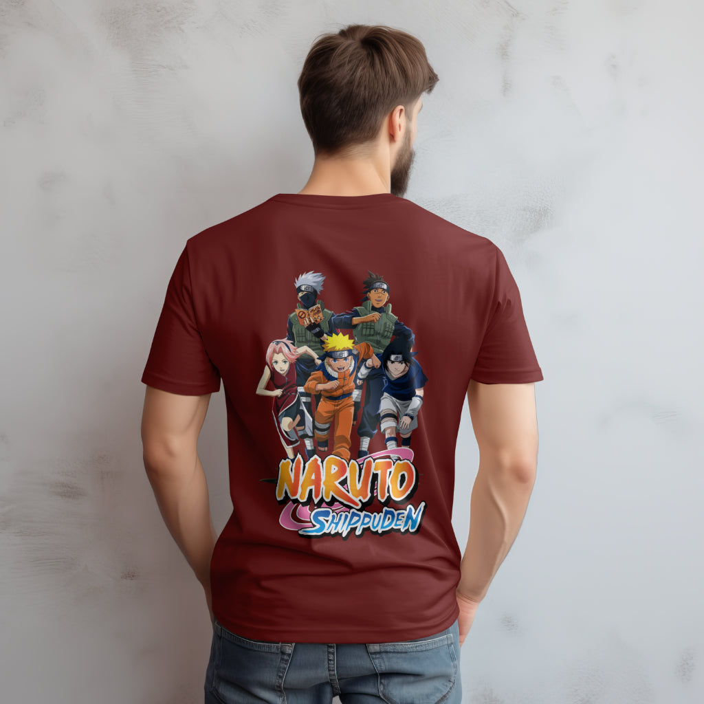 Naruto Printed T-shirt - The Custom Thread
