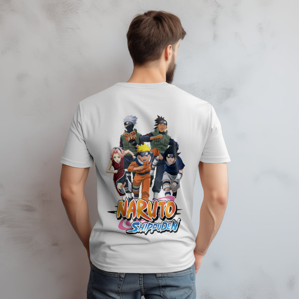 Naruto Printed T-shirt - The Custom Thread