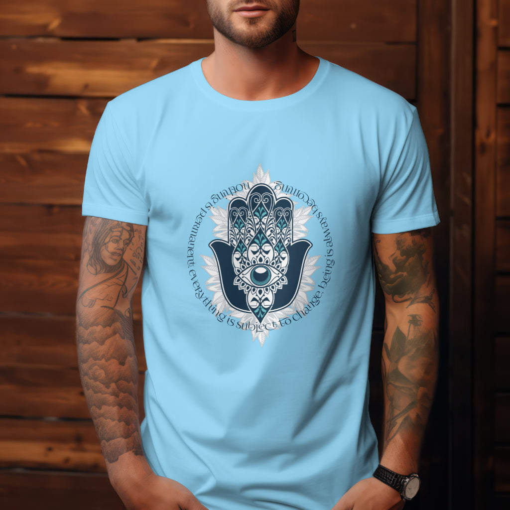 Hamsa Protector Printed T shirt - The Custom Thread