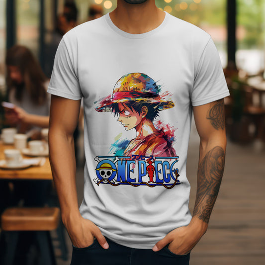 One Piece Monkey D. Luffy Printed T Shirt