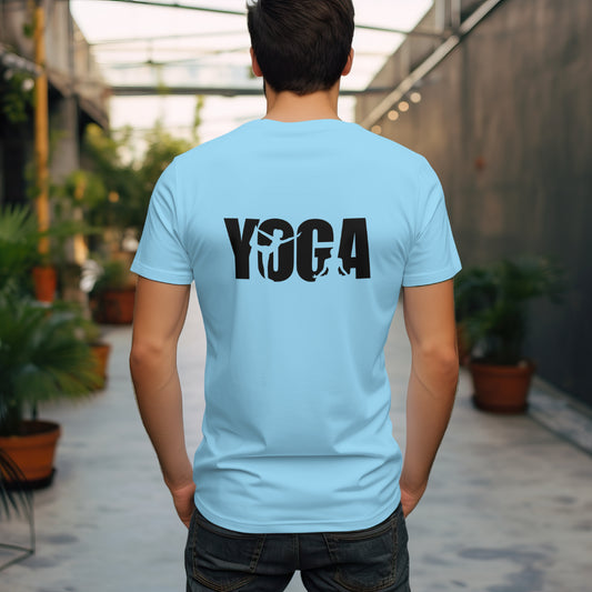 Yoga Day Printed T shirt - The Custom Thread