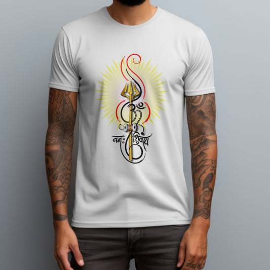 Mahadev OM Printed T Shirt