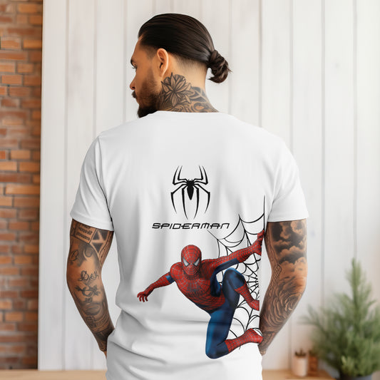 Spiderman Printed T Shirt