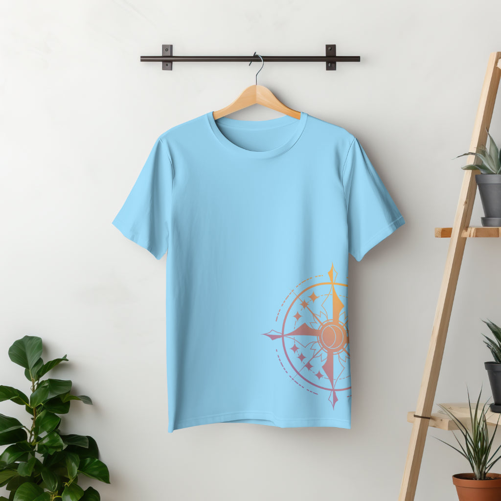 Spiritual Compass Printed T shirt - The Custom Thread