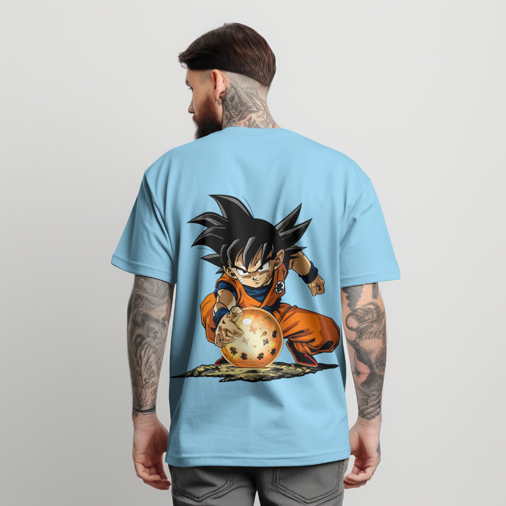 Goku With Dragon Ball Printed T Shirt