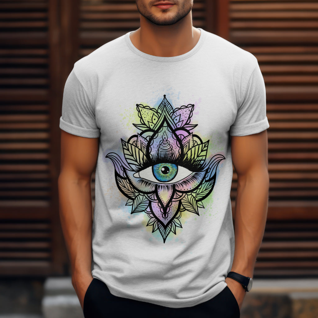 Spiritual Eye Printed T shirt - The Custom Thread