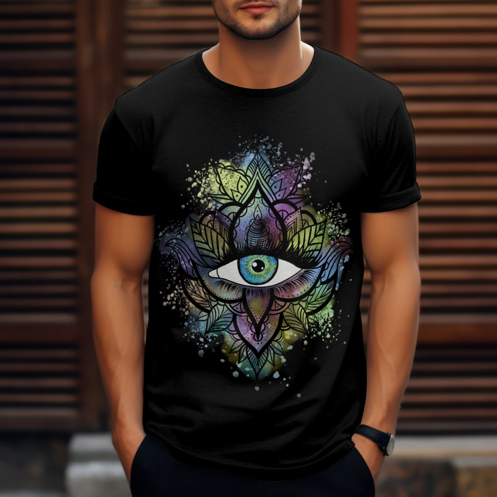 Spiritual Eye Printed T shirt - The Custom Thread