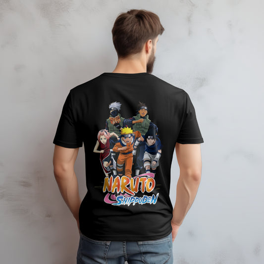 Naruto Printed T-shirt - The Custom Thread