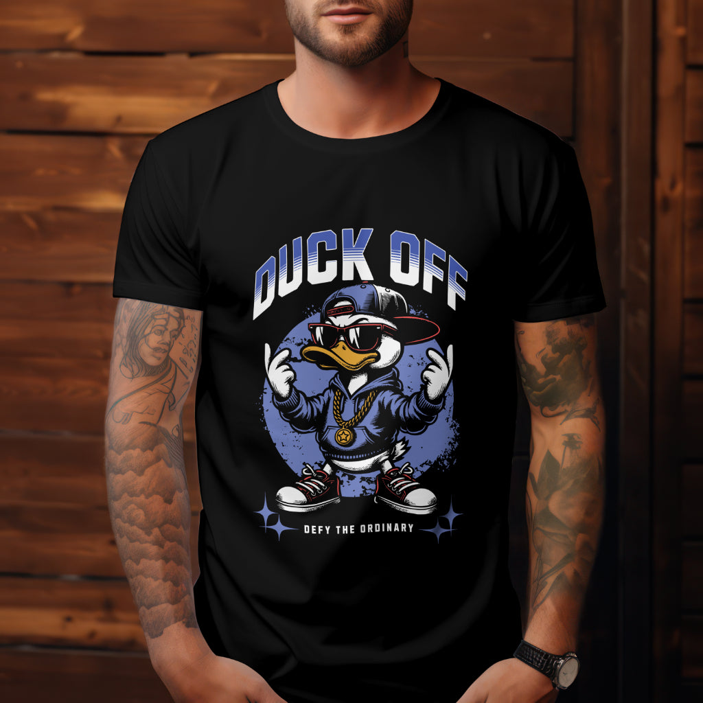 Duck Off Printed T shirt - The Custom Thread