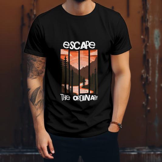 Escape The Ordinary Printed T Shirt